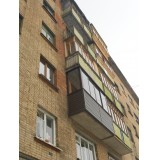 балконы с обшивкой